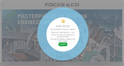 Desktop Screenshot of focke.com